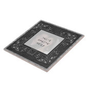 Carreau " Tuile en pierre grise "celtique de cadre de (Côté)