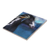 Carreau Tuile équine de cheval d'esprit (Côté)