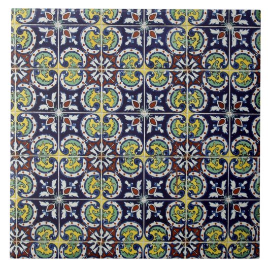 Carreau Tuile espagnole au Mexique (Devant)