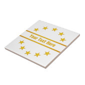 Carreau Tuile ETOILES D'OR PERSONNALISÉE (Côté)