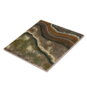 Carreau Tuile. Fait un grand trépied pour les plats chauds (Côté)