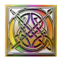 Tuile faite sur commande de monogramme