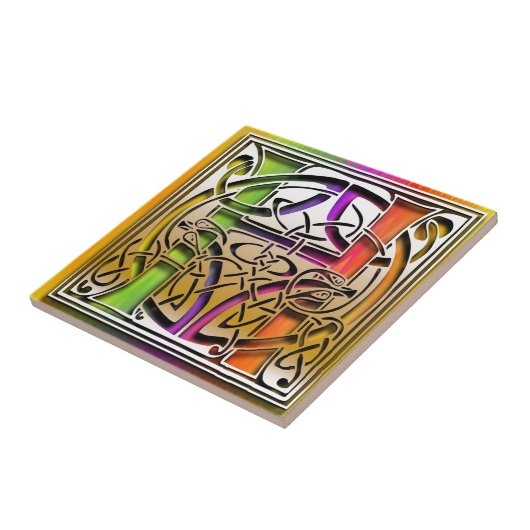 Carreau Tuile faite sur commande de monogramme (Côté)