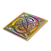 Carreau Tuile faite sur commande de monogramme (Côté)