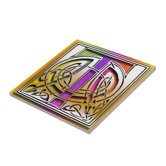 Carreau Tuile faite sur commande de monogramme (Côté)