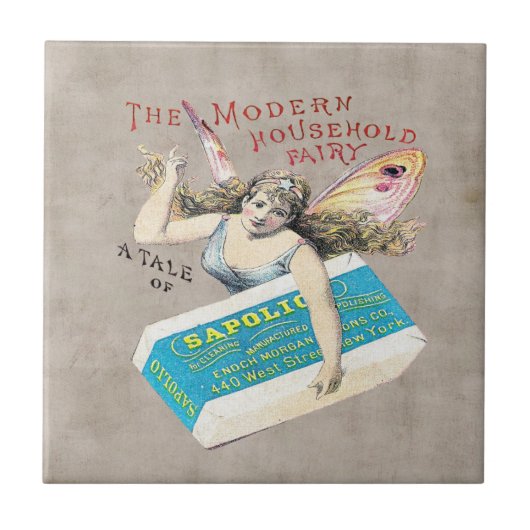 Carreau Tuile féerique de savon (Devant)