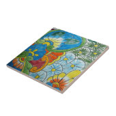 Carreau Tuile Florale Azulejo (Côté)