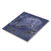 Carreau Tuile foncée de sirène (Côté)