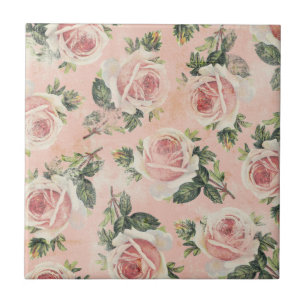 Carreau Tuile Girly de rose de rose
