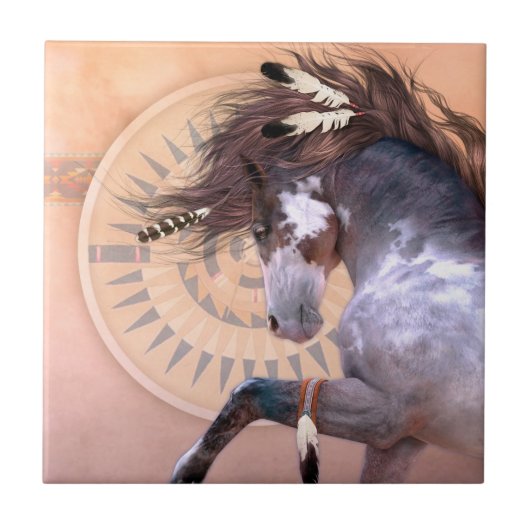 Carreau Tuile indigène d'art de l'esprit I (Devant)