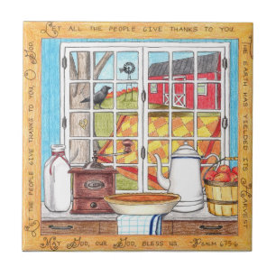 Carreau Tuile inspirée de maison de récolte