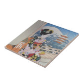 Carreau Tuile japonaise de geisha (Côté)