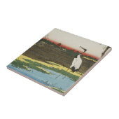 Carreau Tuile japonaise de grue (Côté)