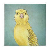 Carreau Tuile jaune canari (Devant)