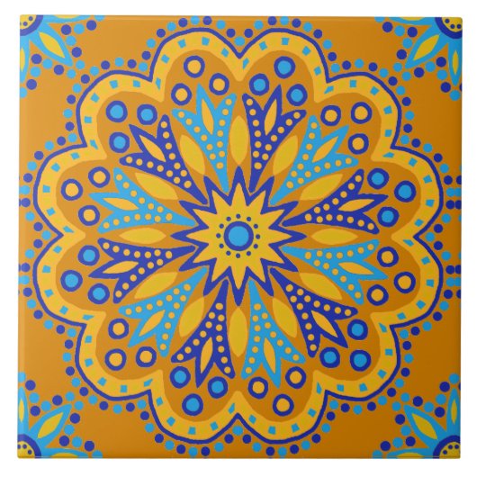 Carreau Tuile marocaine (Devant)