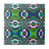 Carreau Tuile marocaine abstraite de conception (Devant)