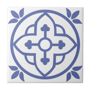 Carreau Tuile marocaine bleue 3