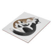 Carreau Tuile maternelle d'amour de Kitty (Côté)