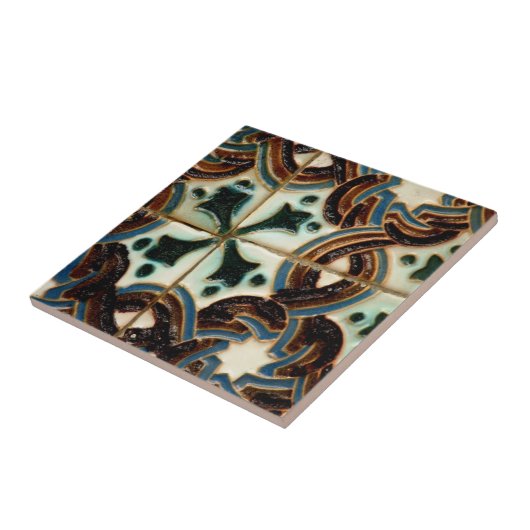 Carreau Tuile maure d'Azulejo (Côté)