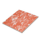 Carreau Tuile mélangée orange et blanche de Creamsicle de (Côté)