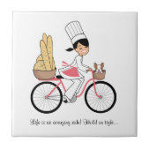 Carreau Tuile mignonne de bande dessinée (Devant)