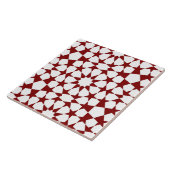 Carreau Tuile motif géométrique islamique (Côté)