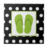 Carreau Tuile multicolore de rayures (Devant)