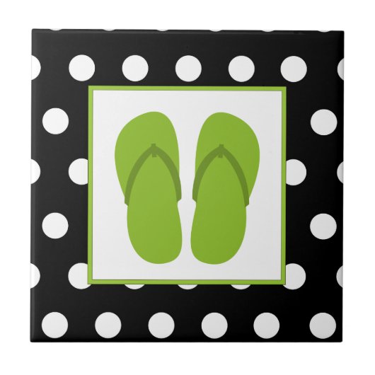 Carreau Tuile multicolore de rayures (Devant)