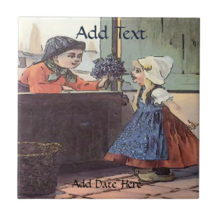 Carreau Tuile néerlandaise, look hollandais, Personnaliser