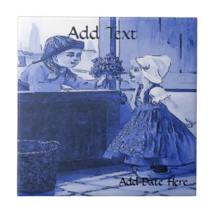 Carreau Tuile néerlandaise, look hollandais, Personnaliser