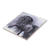 Carreau Tuile noire d'art de perle (Côté)