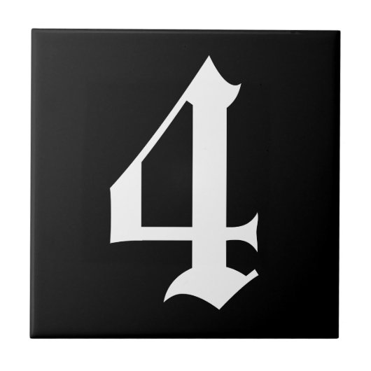 Carreau Tuile numérique gothique (Devant)