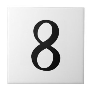 Carreau TUILE NUMÉRIQUE - HUIT ÉLÉGANTS (numéro 8) ~.p