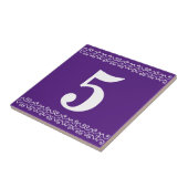 Carreau Tuile Numéro de maison victorienne (Côté)