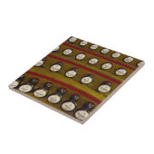 Carreau Tuile ou trépied d'arrêts d'organe (Côté)