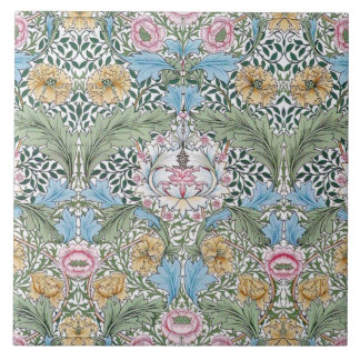 Carreau Tuile ou trépied d'art de motif de William Morris