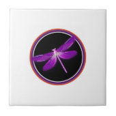 Carreau tuile ou trivette de libellule (Devant)