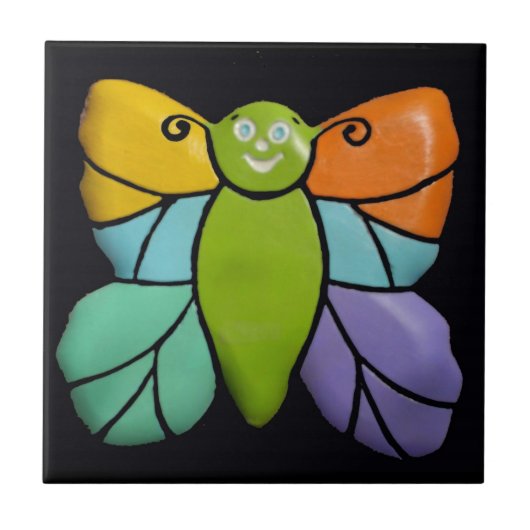 Carreau Tuile papillon (Devant)