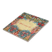 Carreau Tuile personnalisable Wm Morris Pre-Raphaelite (Côté)