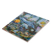 Carreau Tuile photo de vie aquatique (Côté)