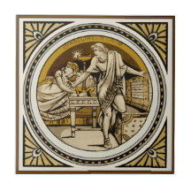 Tuile photo Repro Minton Shakespeare Cymbelare
