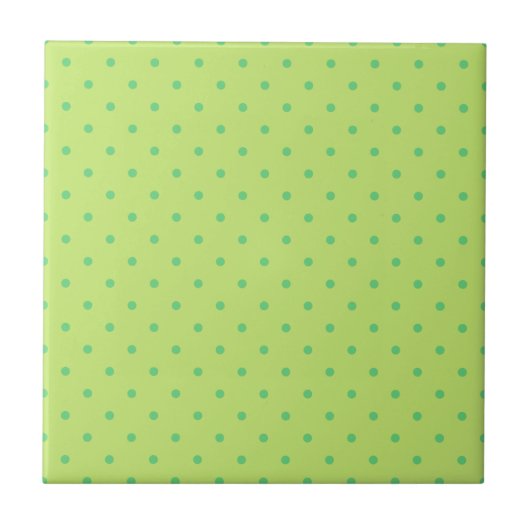Carreau tuile pois citron et citron vert (Devant)