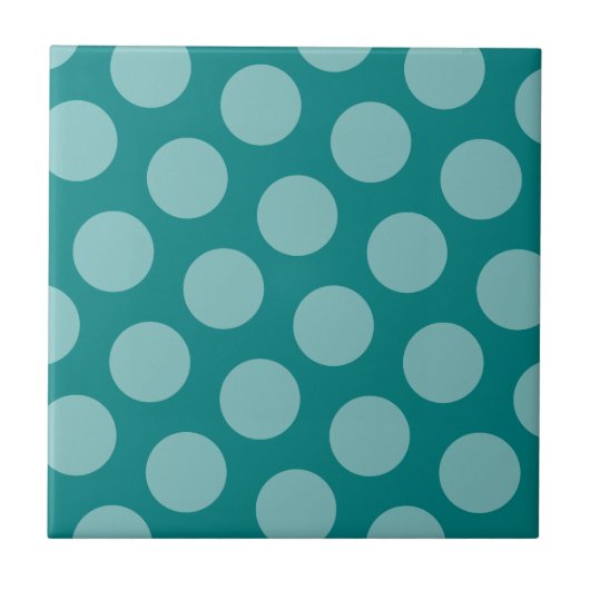 Carreau Tuile Polka Dot turquoise (Devant)