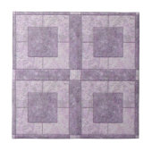 Carreau tuile pourpre en pierre (Devant)