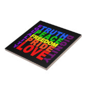 Carreau Tuile Rainbow Values (Côté)
