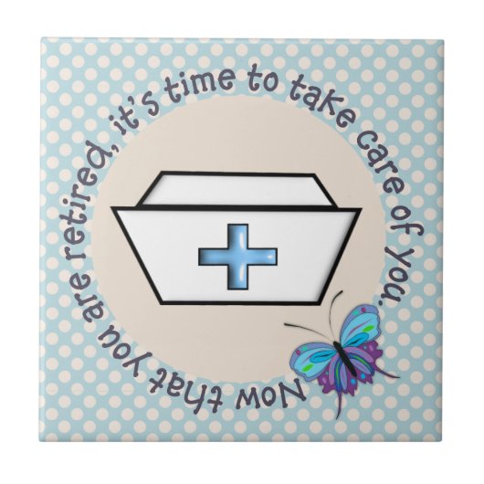 Carreau Tuile retirée d'infirmière (Devant)