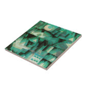 Carreau Tuile rêveuse de ville de Paul Klee (Côté)