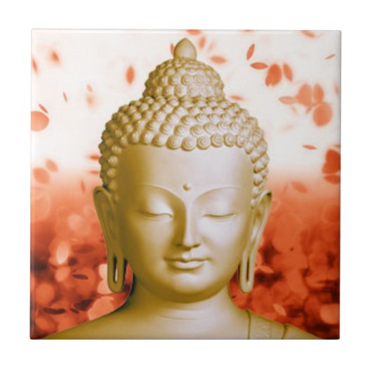 Carreau Tuile sereine de Bouddha (Devant)