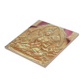 Carreau tuile tara d'or (Côté)