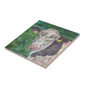 Carreau Tuile - Taureau frison irlandais (Côté)